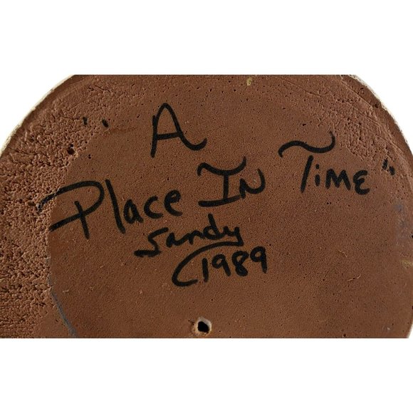 Santa Figurine Resin Old World "A Place In Time" Large Tree Toys Signed 1988 VTG - Picture 9 of 9